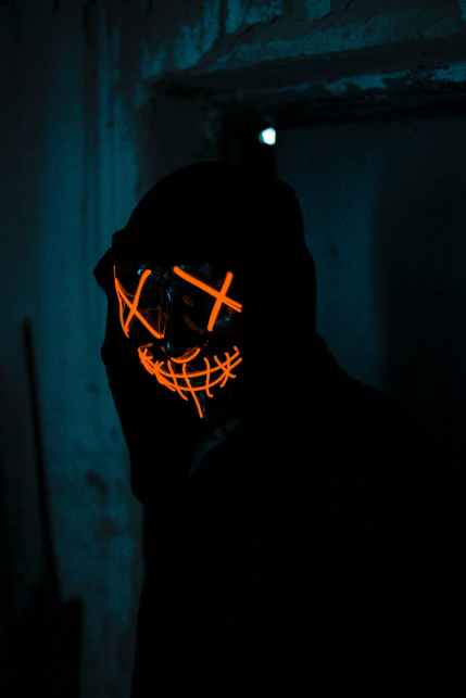 person wearing mask